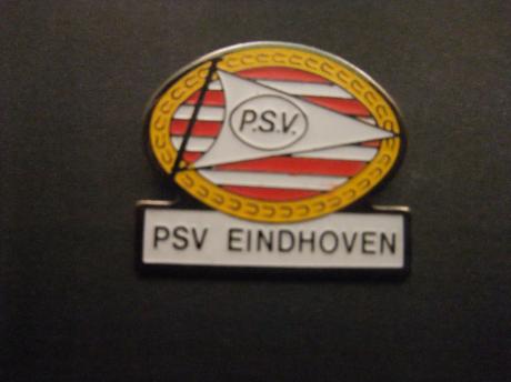 PSV Eindhoven voetbalclub vlag in logo